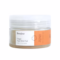 [BONAJOUR] Ginger Aqua Relief Toner Pad for Sensitive Skin  Gentle Exfoliation and Soothing