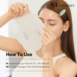 VT COSMETICS Daily Soothing Mask 30ea  Facial Sheet Mask for Moist & Hydrating  30 Day Supply  Cica Face Mask