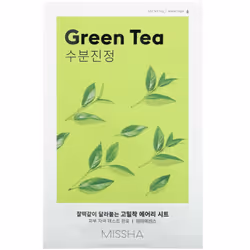 Missha, Airy Fit Beauty Sheet Mask, Green Tea, 1 Sheet, 19 g