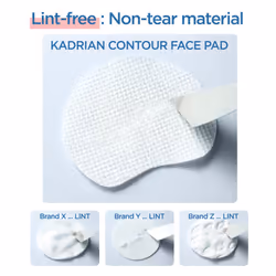 KADRIAN Exfoliating Cotton Rounds for face  Premium DoubleSided Face Cotton Pads  Lint Free  Makeup Remover Squares  Skin Care Face for Cleansing