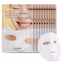 COSRX Propolis Nourishing Sheet Mask 10 EA Soothing & Plumping Honey Serum Leave-on Face Mask for Healthy Glow & Deep Moist ...