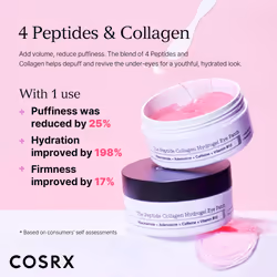 COSRX Peptide Collagen Hydrogel Eye Patch  60 Patches  Under Eye Patches for Puffy Eyes and Dark Circles with Caffeine  Korean Skincare - Additional view 4
