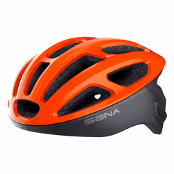 Sena R1 Smart Cycling Helmet (Electric Tangerine, L)