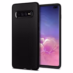 Spigen Liquid Air, Cover, Samsung, Galaxy S10 Plus, Black