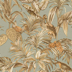 DUTCH WALLCOVERINGS Wallpaper Teal Blue Home Decorative Paper Wall Covering