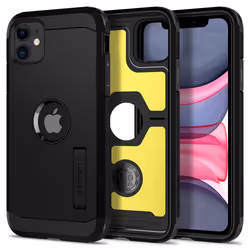 Spigen Tough Armor, Cover, Apple, iPhone 11, Black