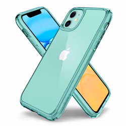 Spigen ACS00406 mobile phone case 15.5 cm (6.1") Cover Green, Transparent
