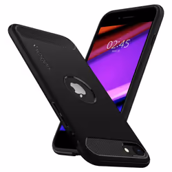 Spigen Rugged Armor mobile phone case 11.9 cm (4.7") Cover Black