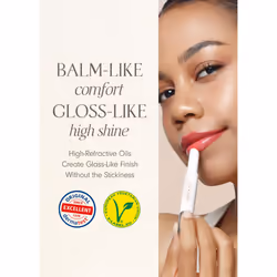 PINATE Bare Glow Peptide Melting Lip Balm 0.06 oz - Vegan Plumping Moisturizing & Hydrating Korean Makeup Lip Balm  Color Tinted Lip Stain for Softer