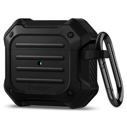 Spigen Tough Armor Designed for Airpods 3rd Generation Case Protective Airpods 3 Case with Keychain (2021) [Dual Layer Solid Protection] - B