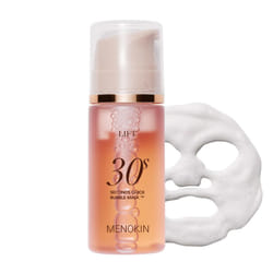 MENOKIN Korean Face Mask [30 Seconds Quick Bubble Mask] [LIFT] Collagen & Niacinamide Mask  Radiance-boosting  Easy to Use Glass Skin  3.21 fl.oz