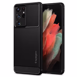 Spigen ACS02349, Cover, Samsung, Galaxy S21 Ultra 5G, 17.3 cm (6.8"), Black