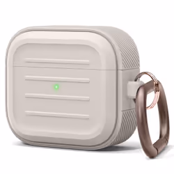 elago AirPods 3 Armor Case Stione, Case, Silicone, Beige