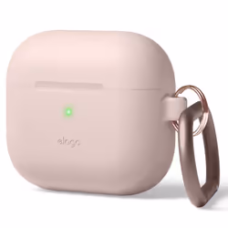 elago AirPods 3 Silicone Hang Case, Case, Silicone, Pink
