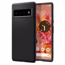 Spigen Liquid Air, Cover, Google, Pixel 6 Pro, 16.9 cm (6.67"), Black