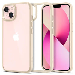 Spigen Ultra Hybrid mobile phone case 15.5 cm (6.1") Cover Beige, Sand
