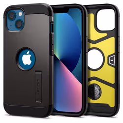 Spigen Tough Armor, Cover, Apple, iPhone 13, 15.5 cm (6.1"), Metallic