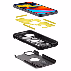 Spigen Tough Armor mobile phone case 15.5 cm (6.1") Cover Metallic