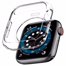 Spigen ACS04195, Case, Smartwatch, Transparent, Apple, Apple Watch Series SE, 6, 5, 4 (41mm/40mm), Thermoplastic polyurethane ...