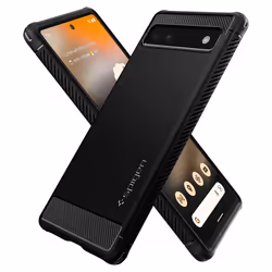 Spigen Rugged Armor mobile phone case 15.6 cm (6.13") Cover Black