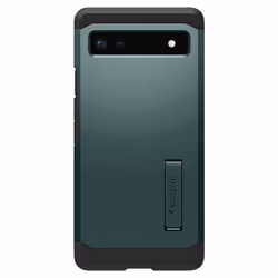 Spigen Tough Armor, Cover, Google, Pixel 6a, 15.6 cm (6.13"), Green