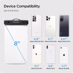 Spigen A601 Black, Transparent