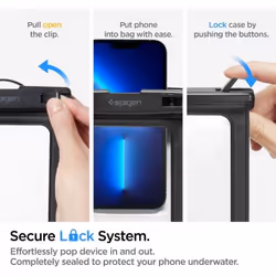 Spigen A601 Black, Transparent