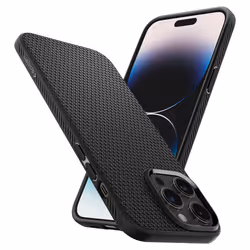 Spigen Liquid Air mobile phone case 17 cm (6.7") Cover Black