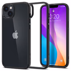 Spigen ACS05041, Cover, Apple, iPhone 14, 15.5 cm (6.1"), Black
