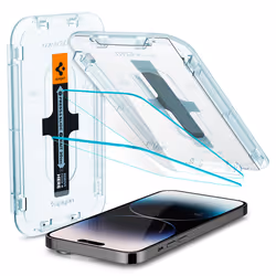 Spigen EZ FIT GLAS.tR, Apple, iPhone 14 Pro, Scratch resistant, Transparent, 1 pc(s)