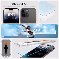Spigen EZ FIT GLAS.tR Clear screen protector Apple 1 pc(s) - Additional view 7