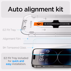 Spigen EZ FIT GLAS.tR Clear screen protector Apple 1 pc(s) - Additional view 8