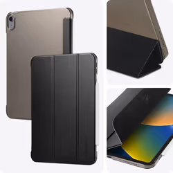 Spigen Smart Fold 27.7 cm (10.9") Folio Black, Grey