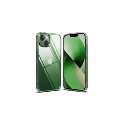 Ringke Fusion Compatible with iPhone 13 Case, Anti-Scratch Minimal Yellowing Clear Hard Back Shockproof Bumper Cover for iPho ...