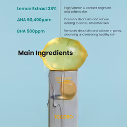 TOCOBO AHA BHA Lemon Facial Toner 5.07 fl oz / 150 ml | Vitamin C and Lemon Extract  AHA  BHA  Calming and Soothing Moisturizer | Natural Ingredients