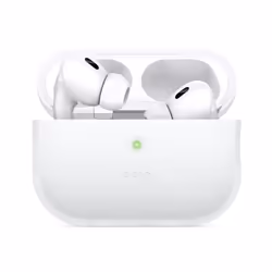 elago Silicone Case Compatible with Apple AirPods Pro 2nd Gen Front LED Visible Supports Wireless Charging (Glow Blue)