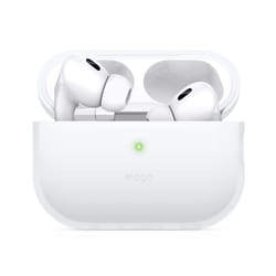 elago Silicone Case Compatible with Apple AirPods Pro 2nd Gen  Front LED Visible  Supports Wireless Charging (Glow Blue)