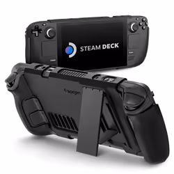Spigen ACS06040, Cover, Steam, Black, Polycarbonate (PC), Thermoplastic polyurethane (TPU), Bump resistant, Dust resistant, S ...