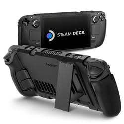 Spigen ACS06040 portable game console case Cover Steam Polycarbonate (PC), Thermoplastic polyurethane (TPU) Black