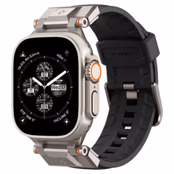 Spigen AMP06065, Watch strap, Apple, Apple Watch Series (49mm/45mm/44mm/42mm), Nylon, Thermoplastic polyurethane (TPU), 130.8 ...