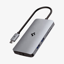 Spigen Multi Hub mobile device dock station Grey