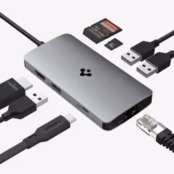 Spigen Multi Hub mobile device dock station Grey