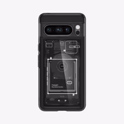 Spigen Google Pixel 8 Pro Case Ultra Hybrid Zero One, Cover, Google, Google Pixel 8 Pro, 17 cm (6.7"), Black, Grey