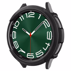 Spigen Case Liquid Air, Case, Smartwatch, Black, Samsung, Galaxy Watch 6 Classic (47mm), Thermoplastic polyurethane (TPU)