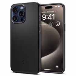 Spigen ACS06544, Cover, Apple, iPhone 15 Pro Max, 17 cm (6.69"), Black