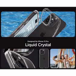 Spigen iPhone 15 Pro Case Liquid Crystal Blossom