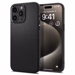 Spigen ACS06562, Cover, Apple, iPhone 15 Pro Max, 17 cm (6.7"), Black