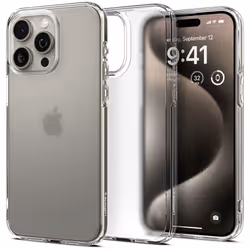 Spigen ACS06565, Cover, Apple, iPhone 15 Pro Max, 17 cm (6.7"), Transparent