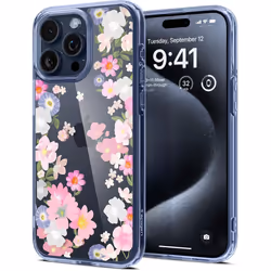 Spigen iPhone 15 Pro Case Ultra Hybrid Blossom, Cover, Apple, iPhone 15 Pro, 15.5 cm (6.1"), Multicolour