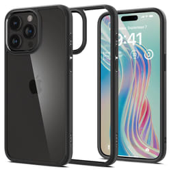 Spigen ACS06570 mobile phone case 17 cm (6.7") Cover Black, Transparent